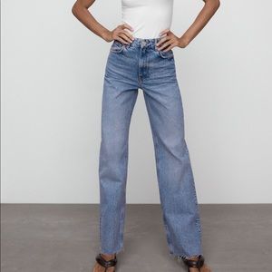 Zara | Jeans | Zara High Waisted Wide 